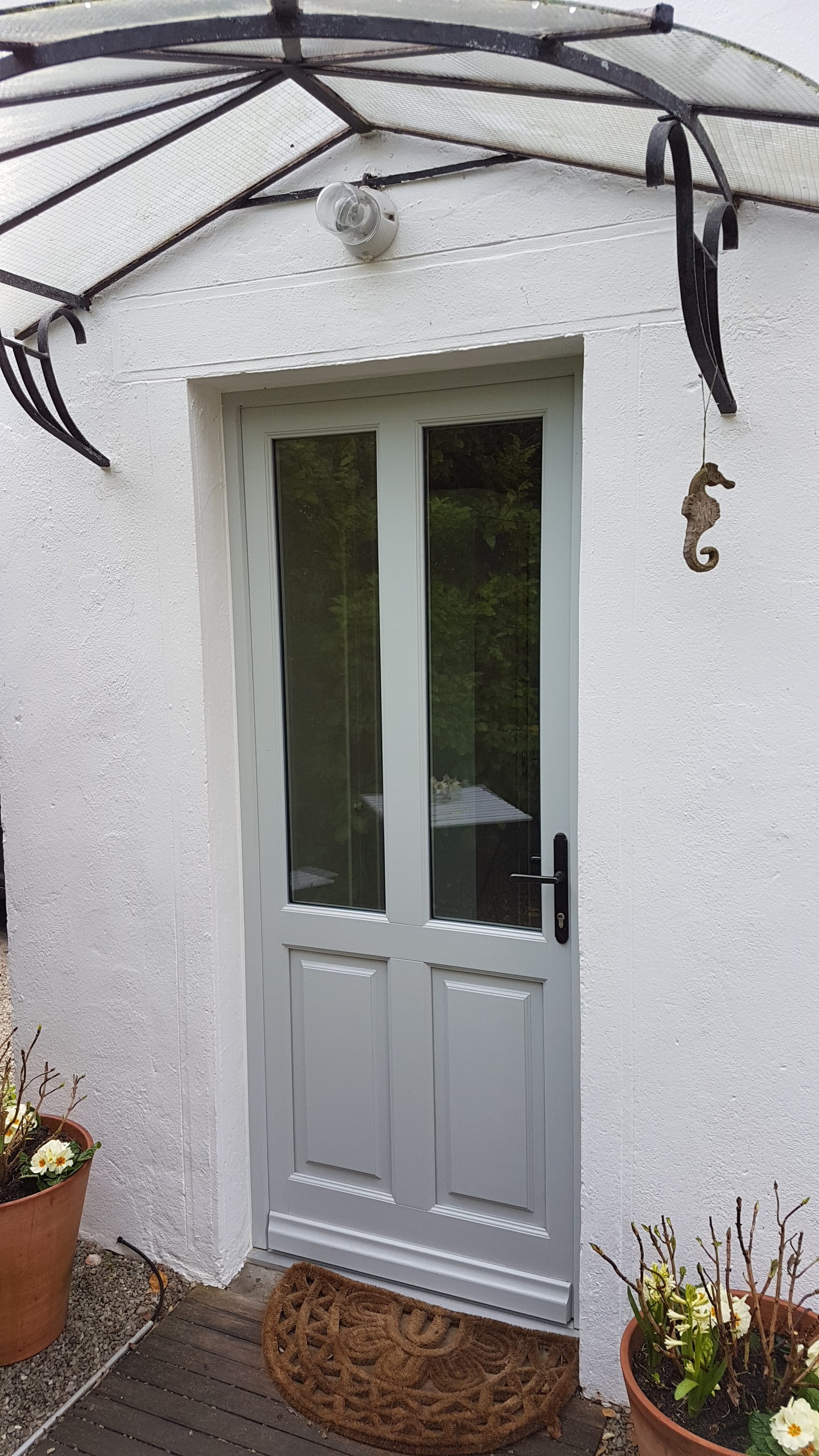 PE Bois Tilia 7035 Porte d'entrée en bois