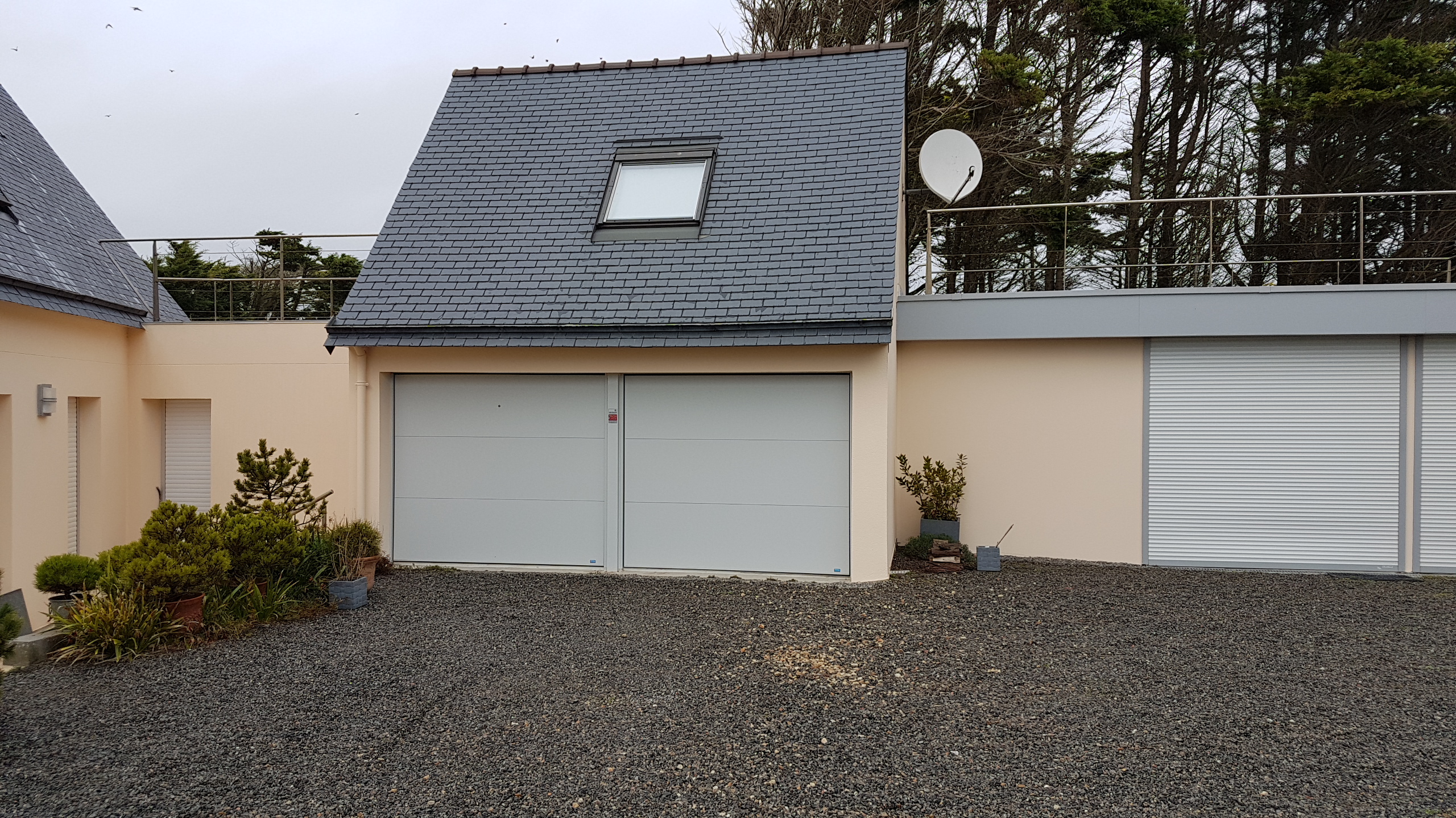 PG ALU plafond Porte de garage alu sectionnelle plafond