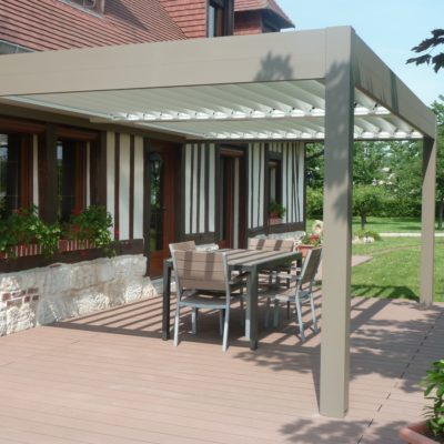 protection solaire pergola