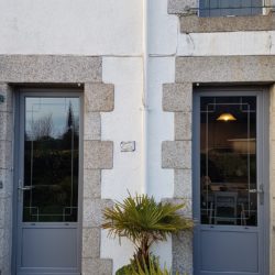 Porte d'entrée alu vitrée
