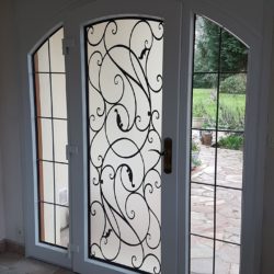 Porte d'entrée PVC Cintrée Style Baroque