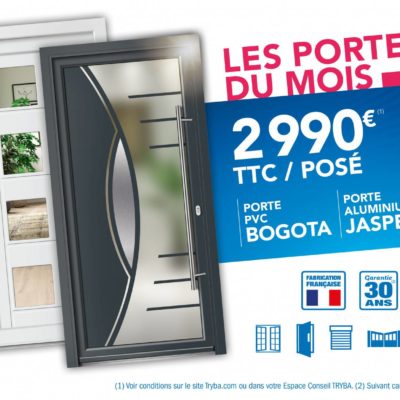 Portes d'entrées TRYBA du mois d'août