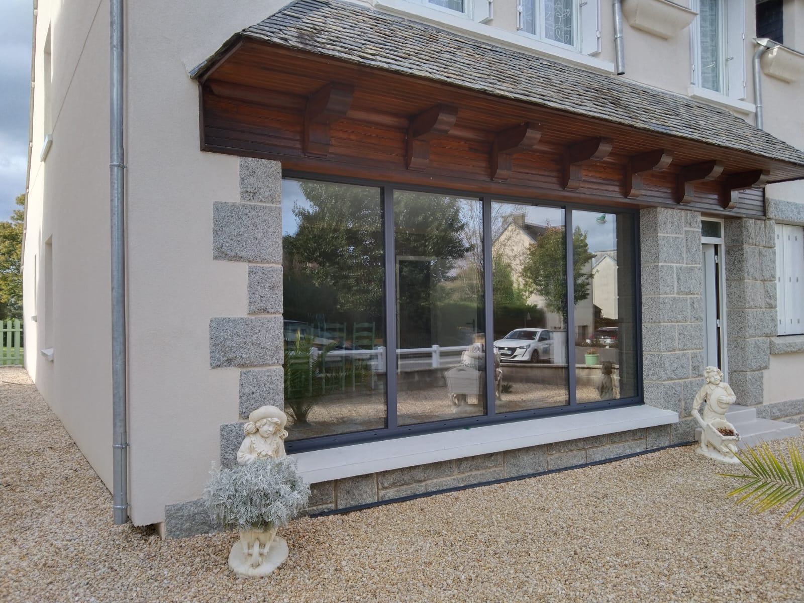 Fenêtres en aluminium TRYBA gamme SUMMUM TRYBA SUMMUM Alu TA84 AD - RAL 7024