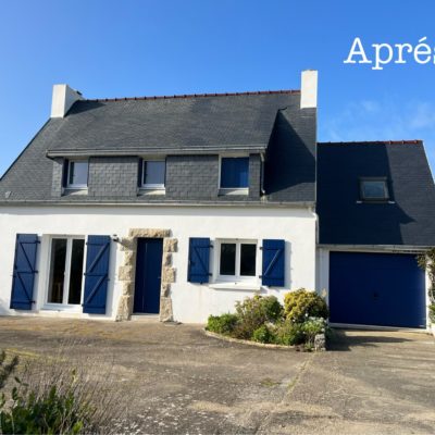 Maison après chantier de rénovation