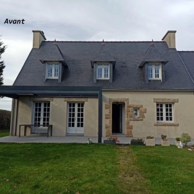 Maison dans le Cap-Sizun avant changement des fenêtres